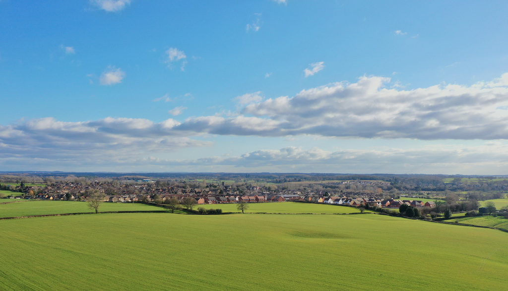 Gnosall looking good in the early spring weather