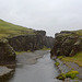 Iceland, Entrance to the Fjaðrárgljúfur Canyon