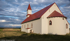 St. Martin church in setting sun