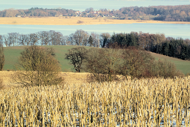 Blick zur Ostsee, dazwischen der Große Binnensee - Februar