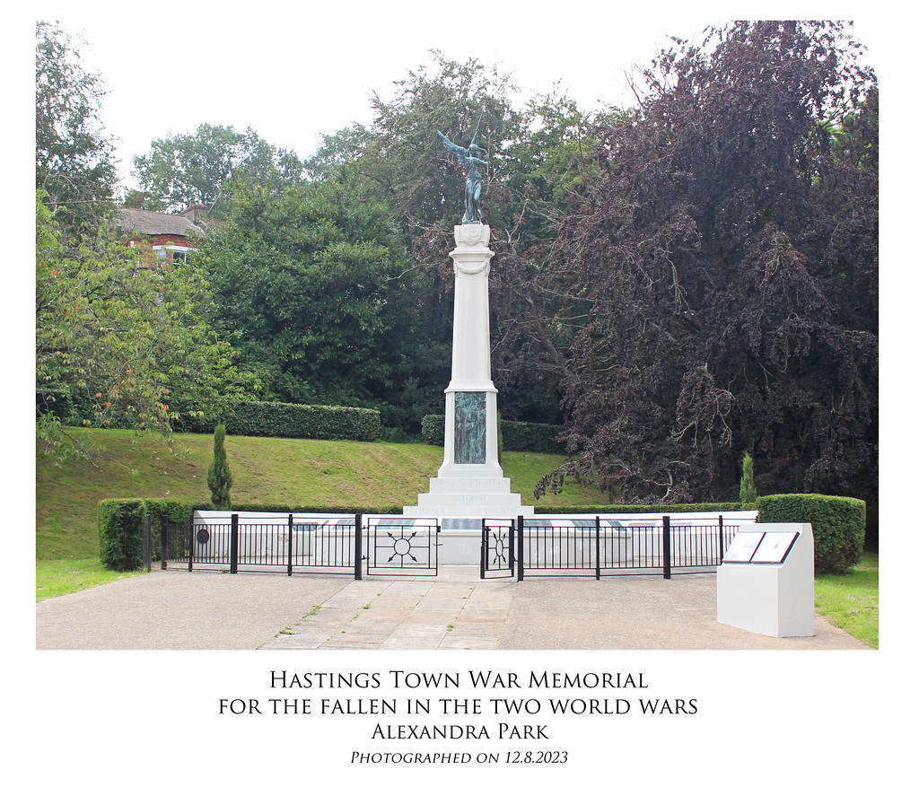 Hastings World Wars Memorial 12 8 2023
