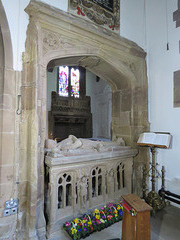 wollaton church, notts; c16 tomb of sir henry willoughby +1528