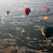 Hot air ballooning over the temples of Bagan, Myanmar