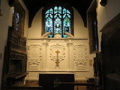 wollaton church, notts  c17 reredos c.1660