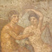 Detail of the Ares and Aphrodite Wall Painting in the Naples Archaeological Museum, July 2012