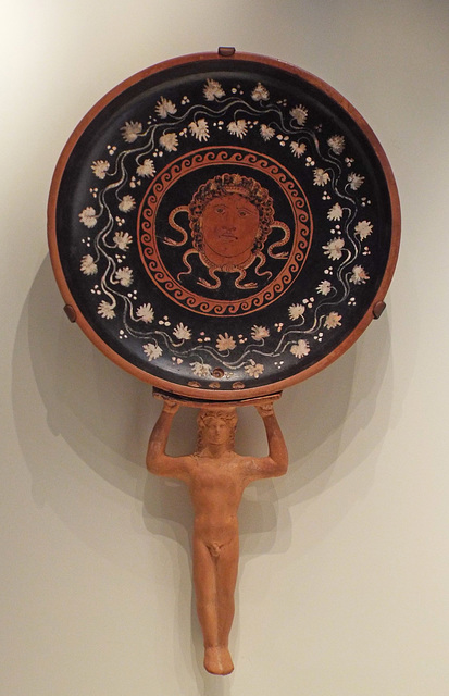 Patera with the Head of Medusa in the Getty Villa, June 2016