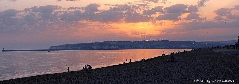 Seaford Bay sunset 6 8 2018