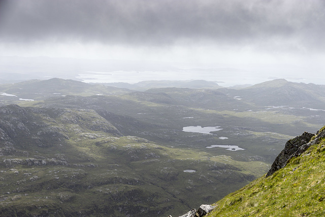 Ben Stack: view west to Eddrachillis Bay (1)