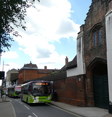 Ipswich Buses 103 (SN16 OGJ), 96 (YJ12 GWN) and 150 (YK08 EPJ) - 21 Jun 2019 (P1020789)