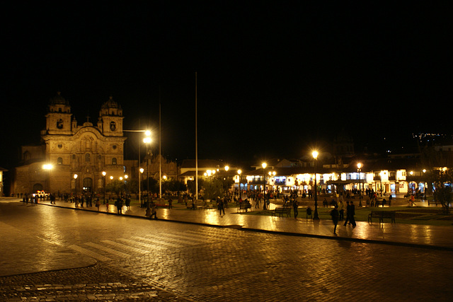 Plaza De Armas At Night