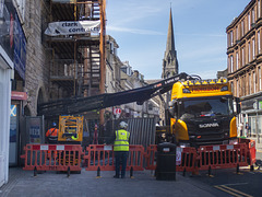 Construction of the New Dumbarton Library