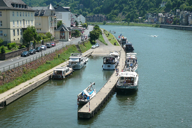 View From The Bridge At Cochem