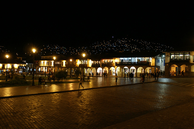 Plaza De Armas At Night