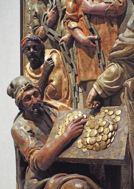 Detail of the Redemption of the Captives by de la Cuadra in the Metropolitan Museum of Art, July 2023