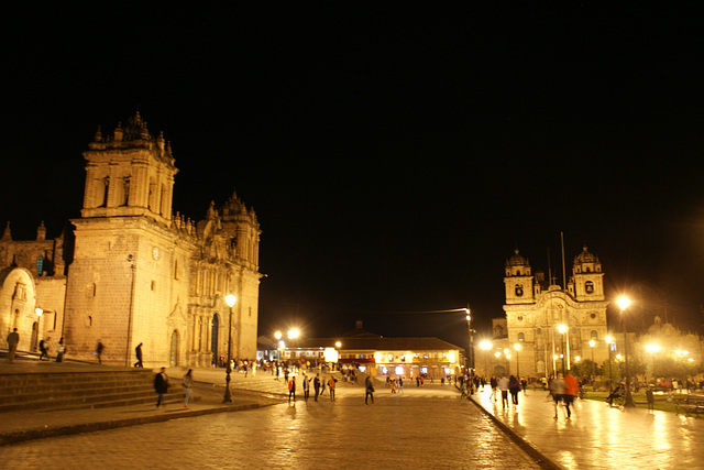 Plaza De Armas At Night