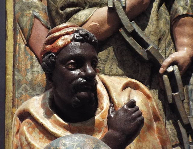 Detail of the Redemption of the Captives by de la Cuadra in the Metropolitan Museum of Art, July 2023