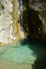 Greece, Lefkada Island, Bottom of the Waterfall of Dimosari