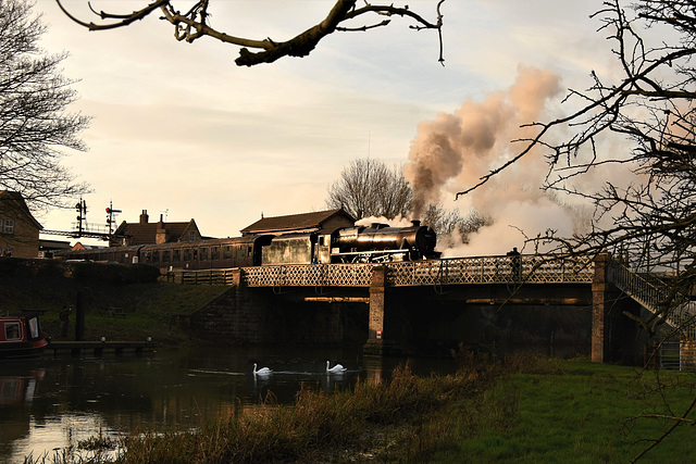 Leaving Wansford.