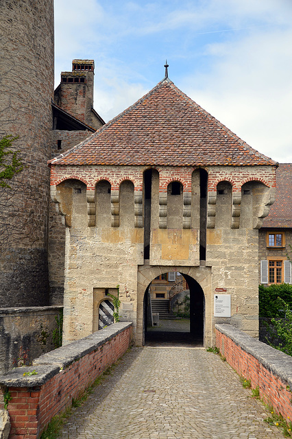 Wachturm am Schlosseingang