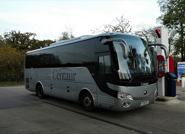 Centaur Coaches YC15 WCY at Fiveways, Barton Mills - 8 Nov 2021 (P1090851)