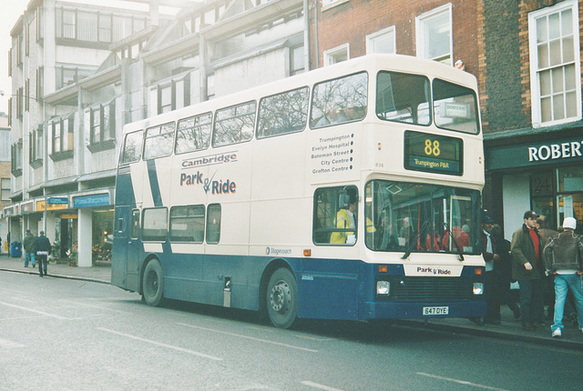 Stagecoach Cambus 836 (647 DYE) (N336 HGK) in Cambridge – 18 Jan 2003 503-26