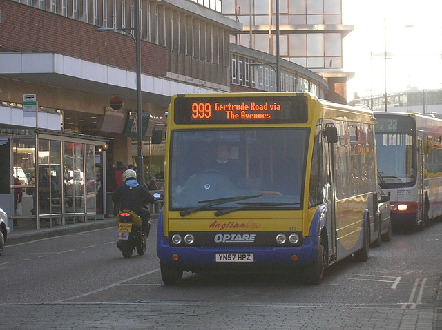 Anglian Buses 316 (YN57 HPZ) in Norwich - 15 Feb 2008 (DSCN1342) Anglian Buses 316 (YN57 HPZ) in Norwich - 15 Feb 2008 (DSCN1342)