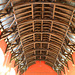 Timbered ceiling structure of the State Hall at Edinburgh Castle