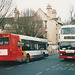 Stagecoach Cambus 07 (AE51 RYC) and 579 (P579 EFL) in Cambridge – 18 Jan 2003 503-20
