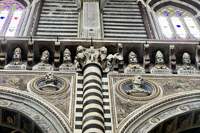 Siena 2024 – Duomo – Popes