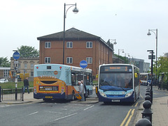 DSCF2534 Stagecoach (Busways) 37318 (SN65 ZBU) and 37313 (SN65 OJD) in South Shields - 1 Jun 2018