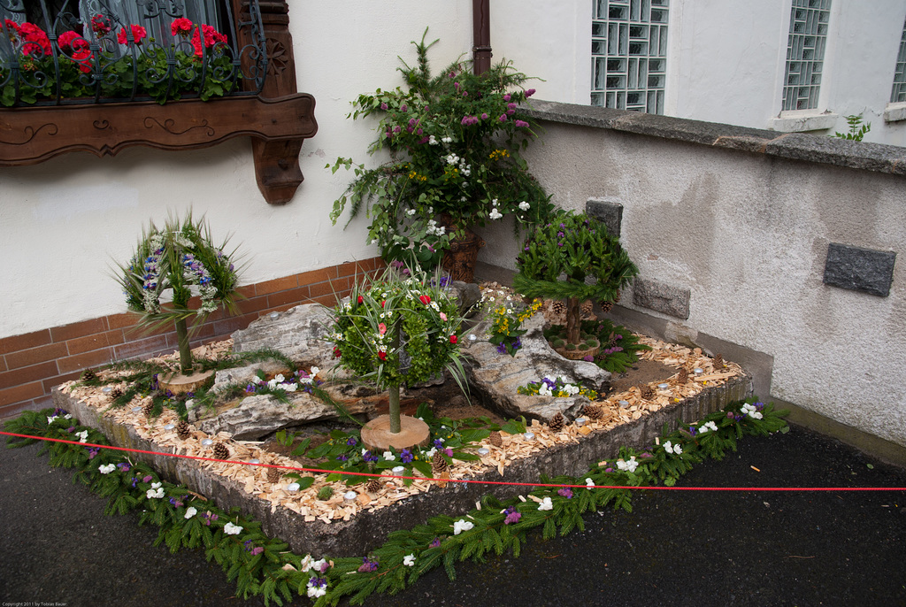 Brunnen beim Möbelhaus Unglaub