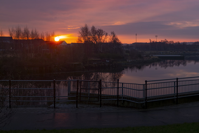 Sunrise at Denny's Dock