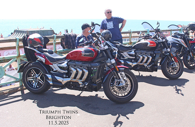 Triumph twins Brighton 11 5 2025
