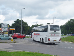 DSCF9127 Andrews (Foxton) P16 MBC (XK06 AOL) on the A11 at Barton Mills - 5 Aug 2017