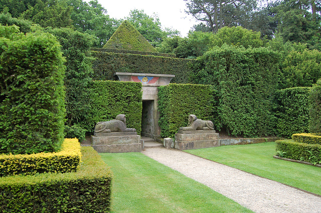 Egyptian Garden, Chinese Bridge, Biddulph Grange, Staffordshire
