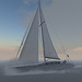 Sailing in the Morning Mist