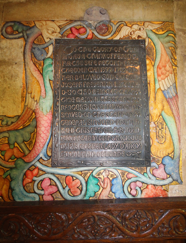 Phoebe Anna Traquair Murals of c1905, St Peter's Church, Clayworth, Nottinghamshire