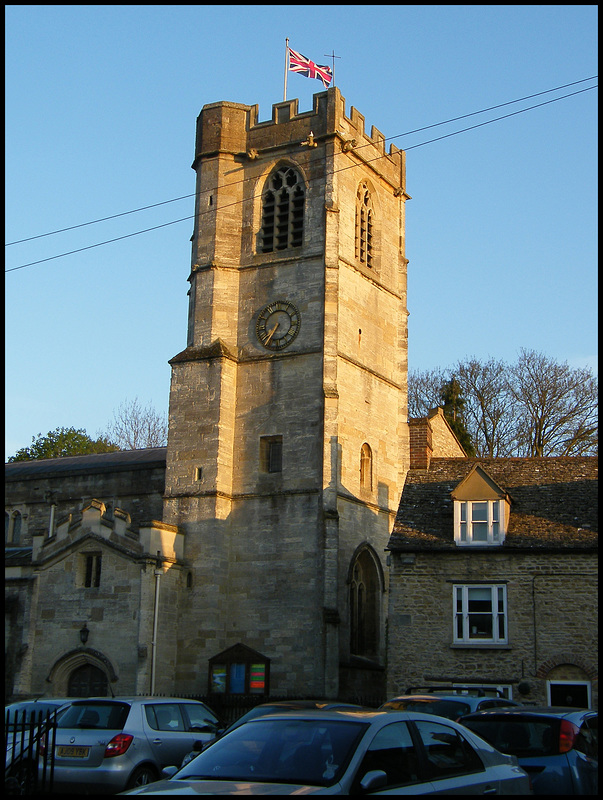 flag above St Leonard's