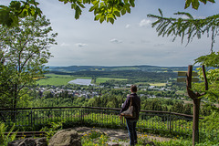 Aussicht oberhalb der Orgelpfeifen