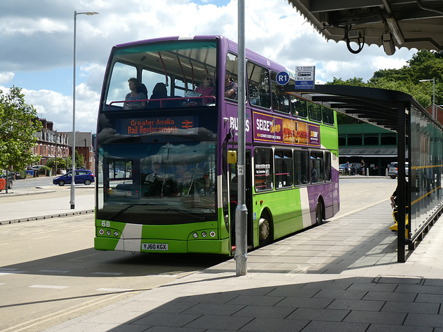 Ipswich Buses 68 (YJ60 KGX) - 21 Jun 2019 (P1020747) Ipswich Buses 68 (YJ60 KGX) - 21 Jun 2019 (P1020747)