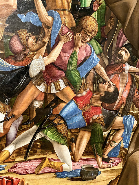 Modena 2021 – Galleria Estense – Detail from the Cruciﬁxion