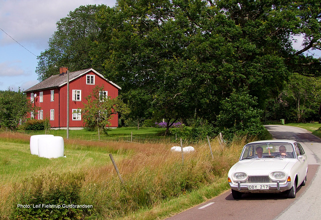 1963 Ford Taunus 17M i Högsbyn. Veteran Classic Dalsland. 8.Aug.2015. 58°53′54″N 12°22′55″E (approx. address: 2221, 660 10 Dals Långed, Sverige)