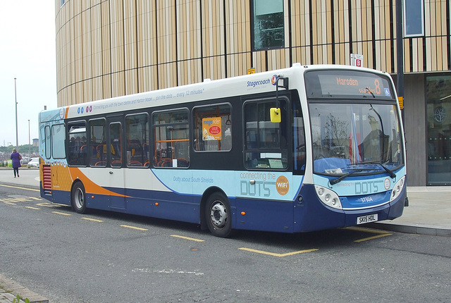 DSCF2517 Stagecoach (Busways) 37304 (SK15 HDL) in South Shields - 1 Jun 2018