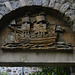 Plymouth, Elizabethan Gardens, Memorable Relief in Honor of Mayflower Expedition