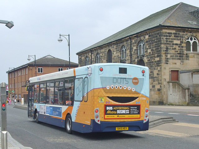 DSCF2515 Stagecoach (Busways) 37306 (SK15 HEV) in South Shields - 1 Jun 2018