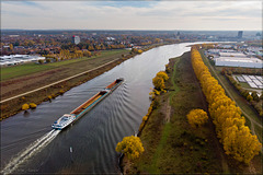 Maas at Venlo in autumn