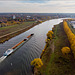 Maas at Venlo in autumn