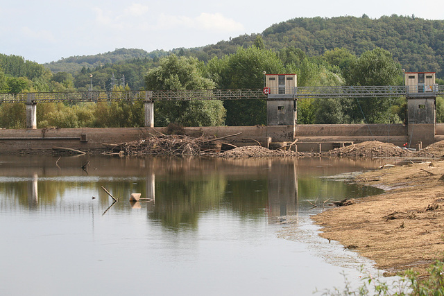 Niveau d'eau hier