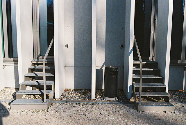 Stairs and Bin