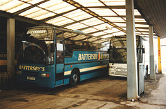 Battersby-Silver Grey 3267 HX and 3182 NF in Morecambe – 29 Feb 1996 (302-14)